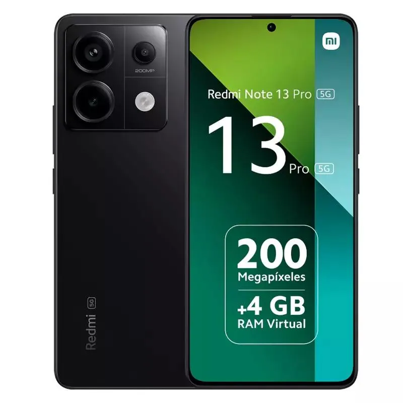 Celular Xiaomi Redmi Note 13 Pro 5G 8RAM 256GB 5100mAh 67w Negro
