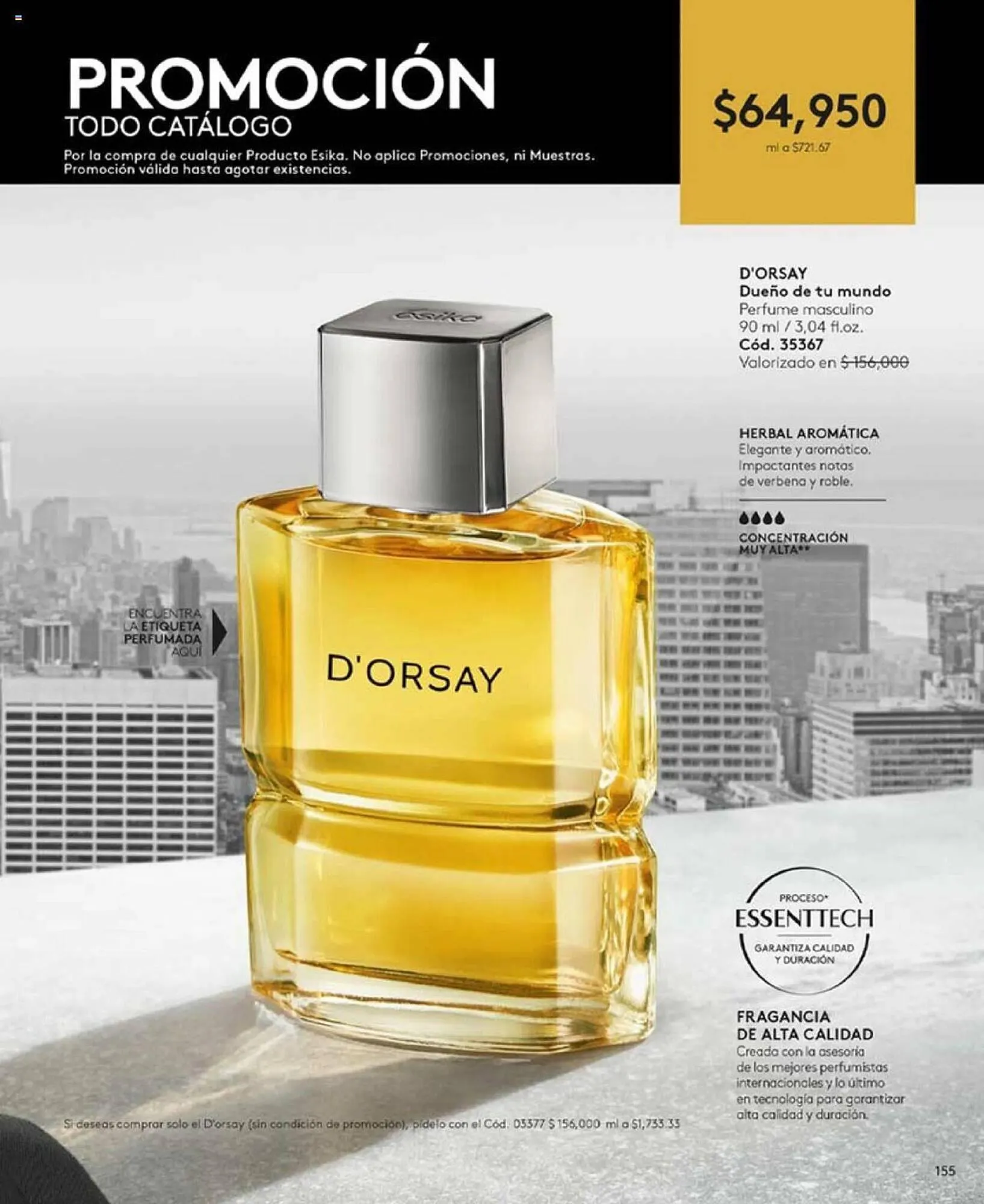 Catalogo de Catálogo Ésika 1 de enero al 31 de enero 2024 - Pag 155