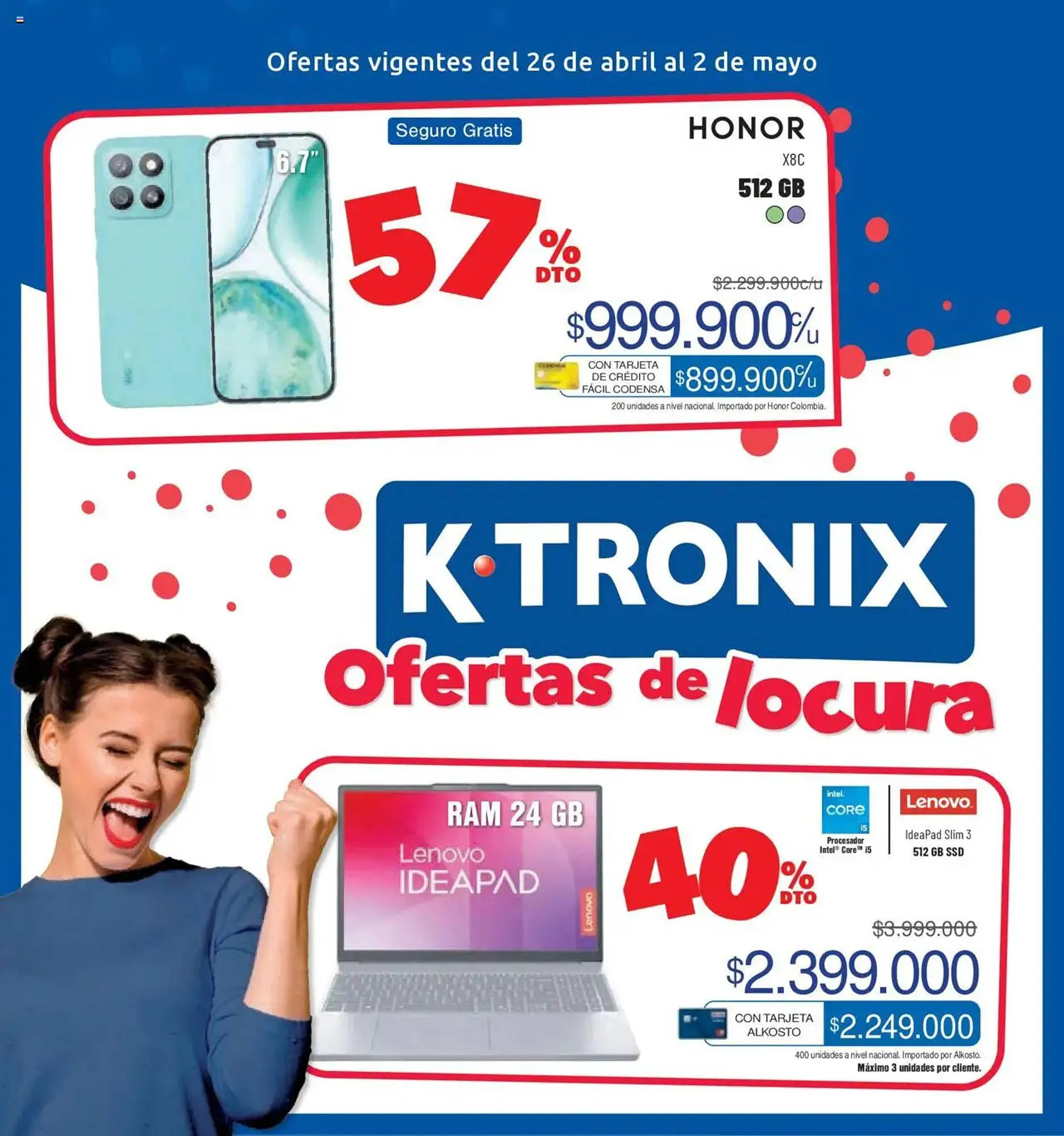 Catalogo de Catálogo Ktronix 26 de abril al 2 de mayo 2025 - Pag 1