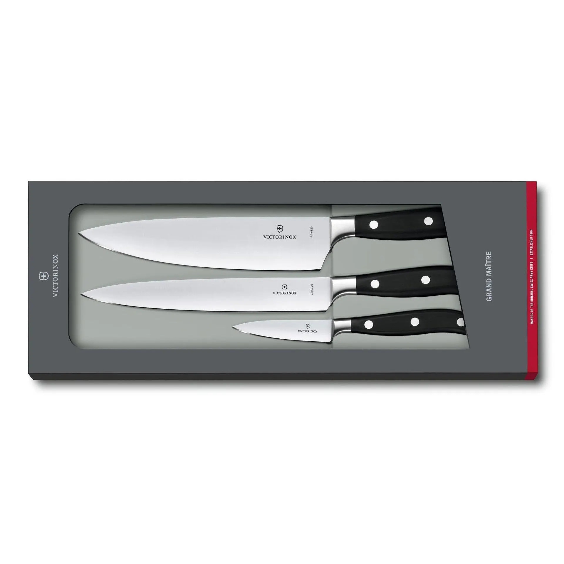 SET DE CUCHILLOS FORJADOS X3 VICTORINOX 7.7243.3