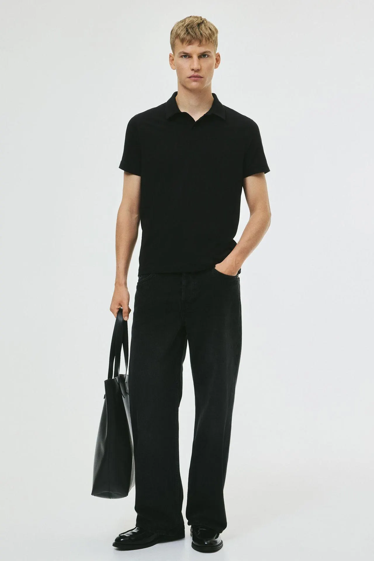 Camiseta estilo polo Slim Fit