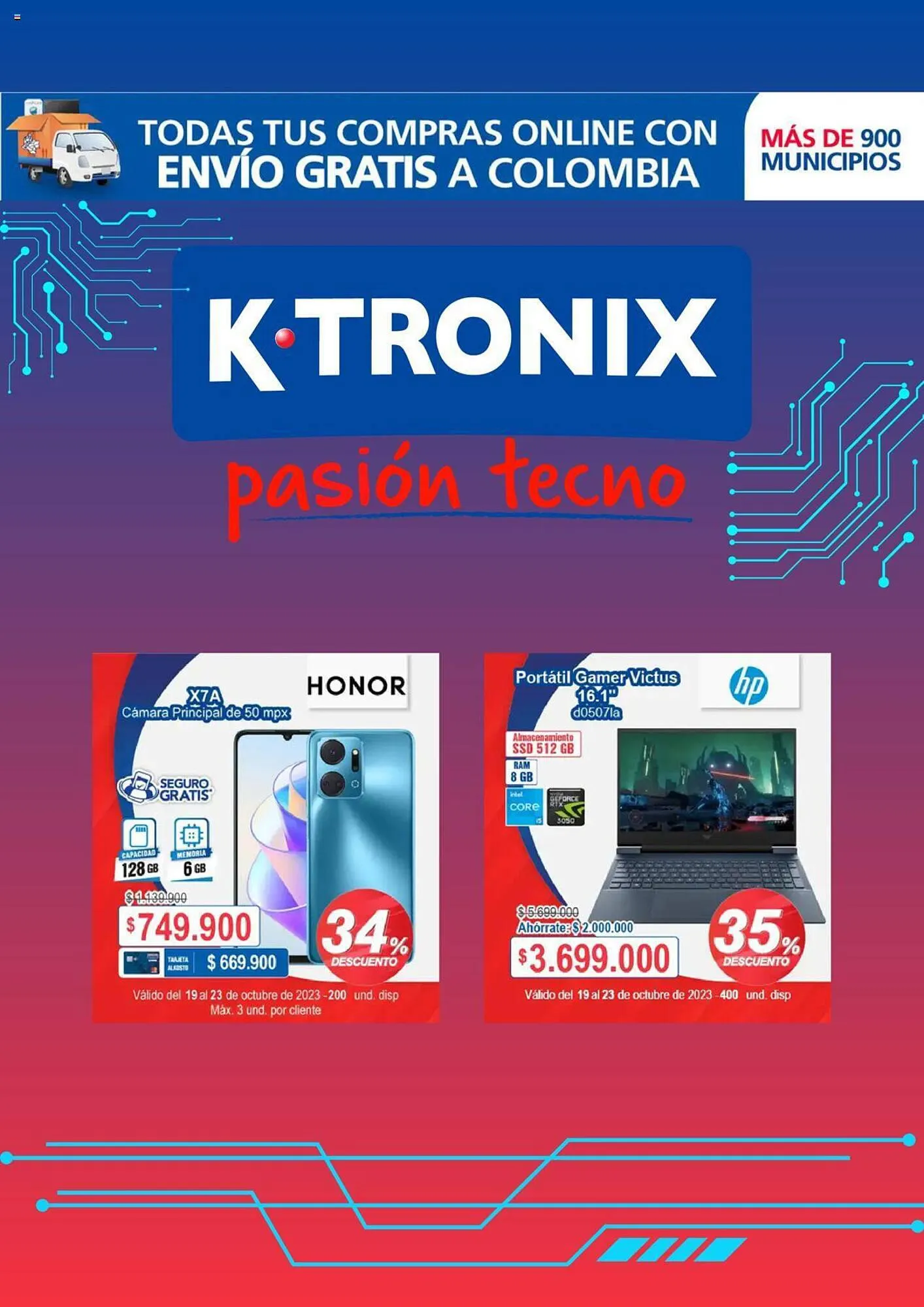 Catalogo de Catálogo Ktronix 21 de octubre al 27 de octubre 2023 - Pag 1