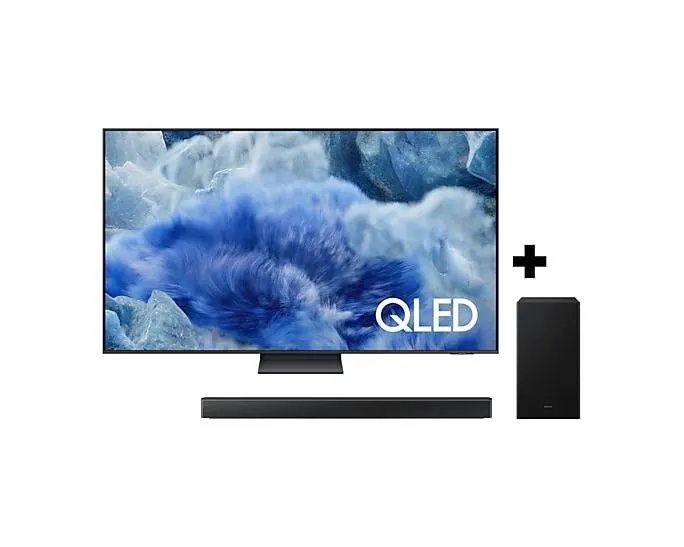 Televisor Smart 65” QLED Q8F (2025) + Barra de Sonido HW-B650F/ZL