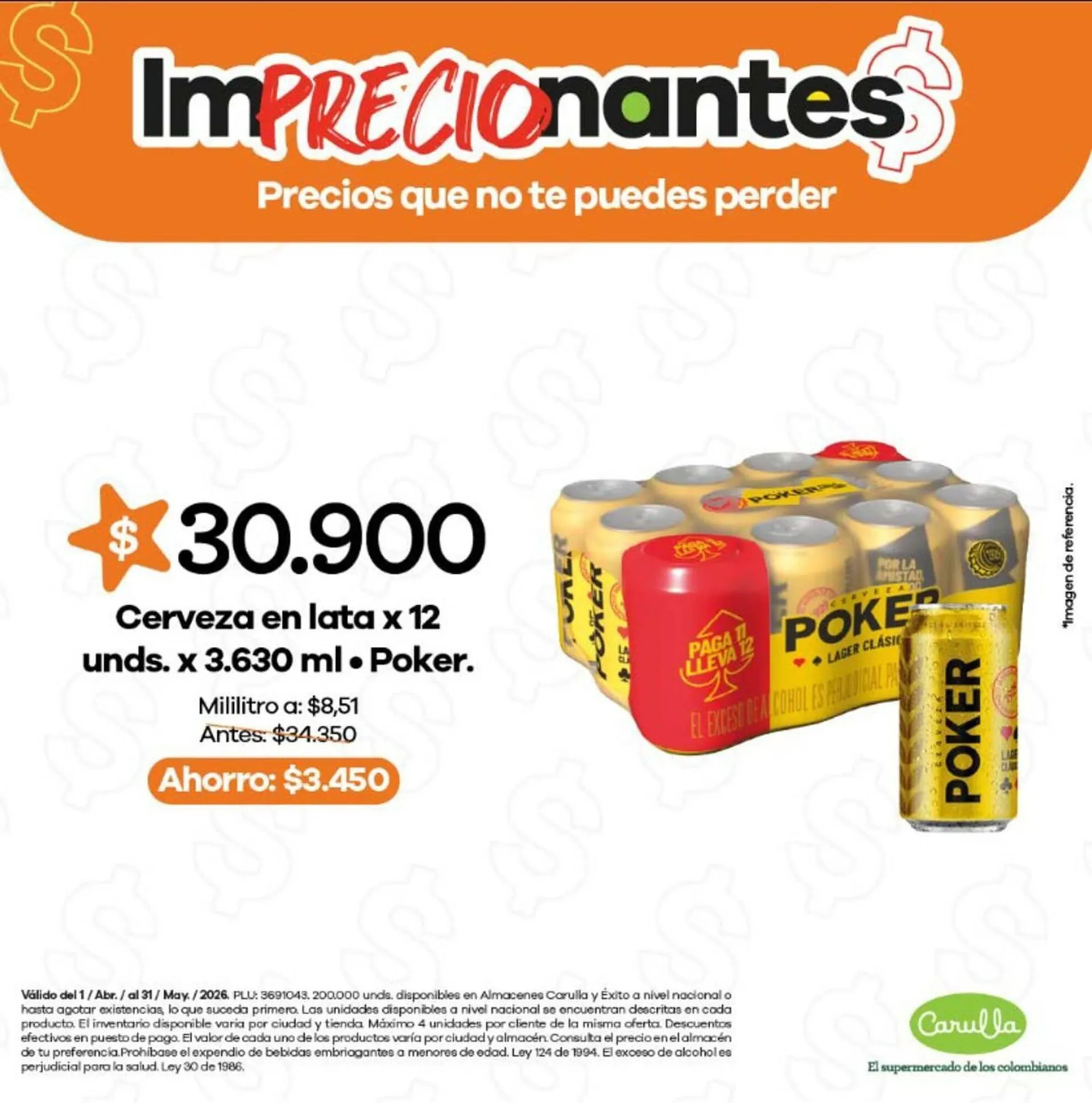 Catalogo de Catálogo Carulla 17 de abril al 31 de mayo 2026 - Pag 1