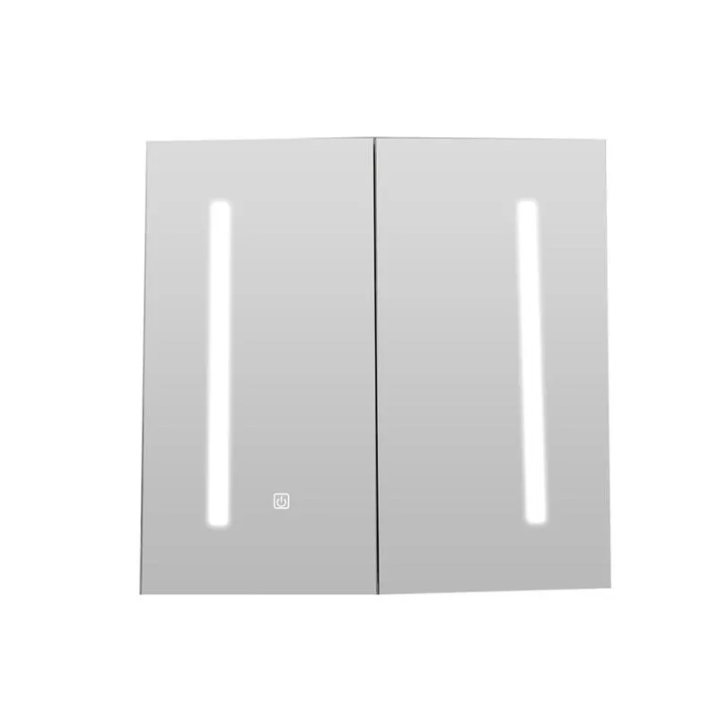 Espejo 60cm Living Led Cabinet Plata