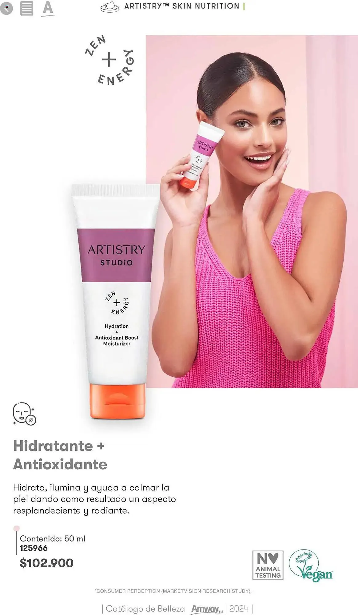 Catalogo de Catálogo Amway 17 de noviembre al 18 de enero 2025 - Pag 72