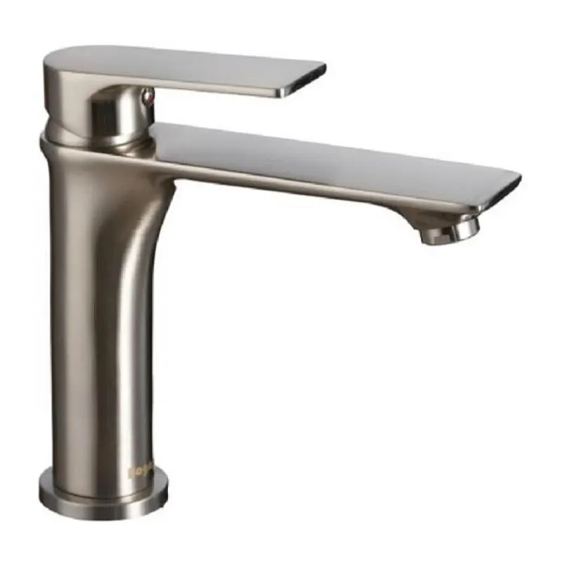 Griferia lavamanos mezclador monocontrol medio berlin brushed nickel