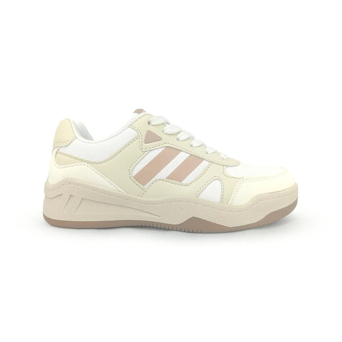 TENIS BLANCO BEIGE NORTH STAR MUJER