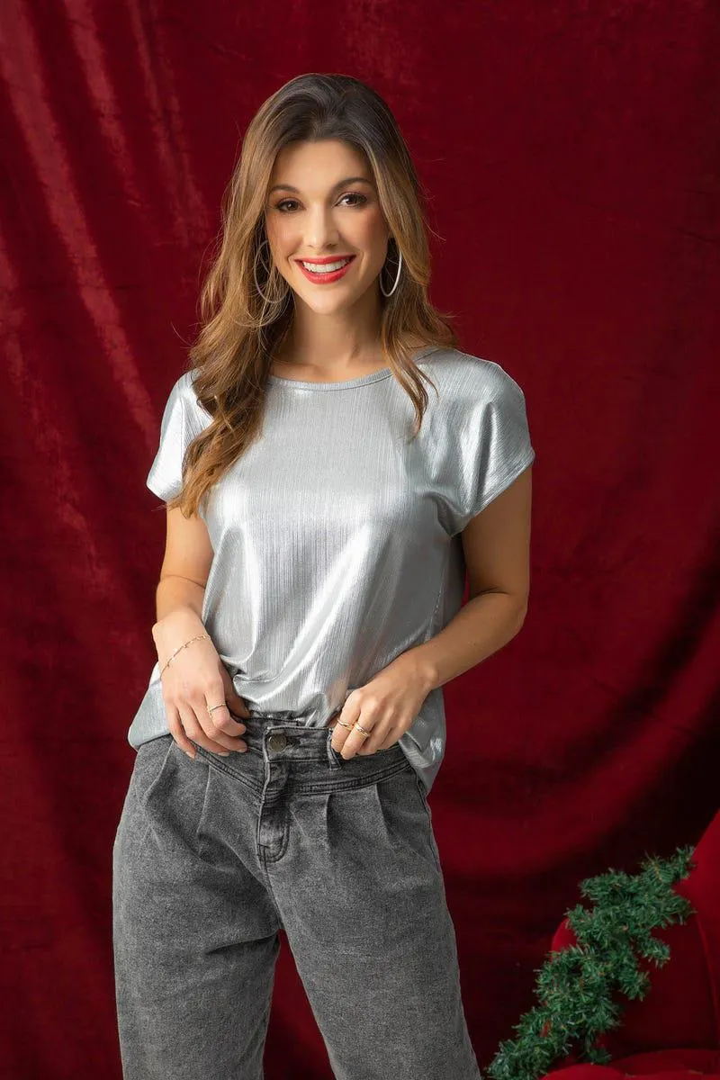 CAMISETA MANGA CORTA Gris