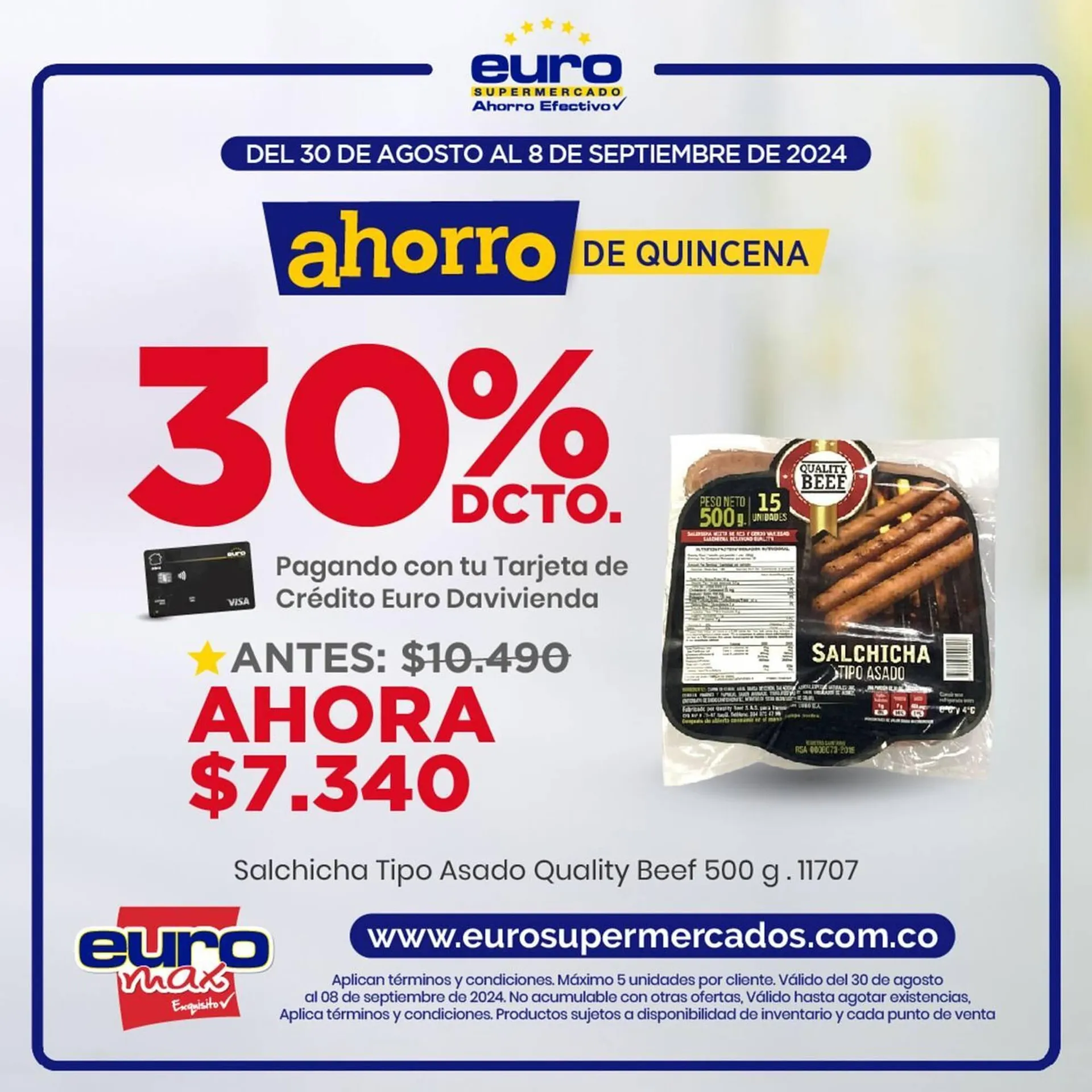 Catalogo de Catálogo Euro Supermercados 1 de septiembre al 15 de septiembre 2024 - Pag 5