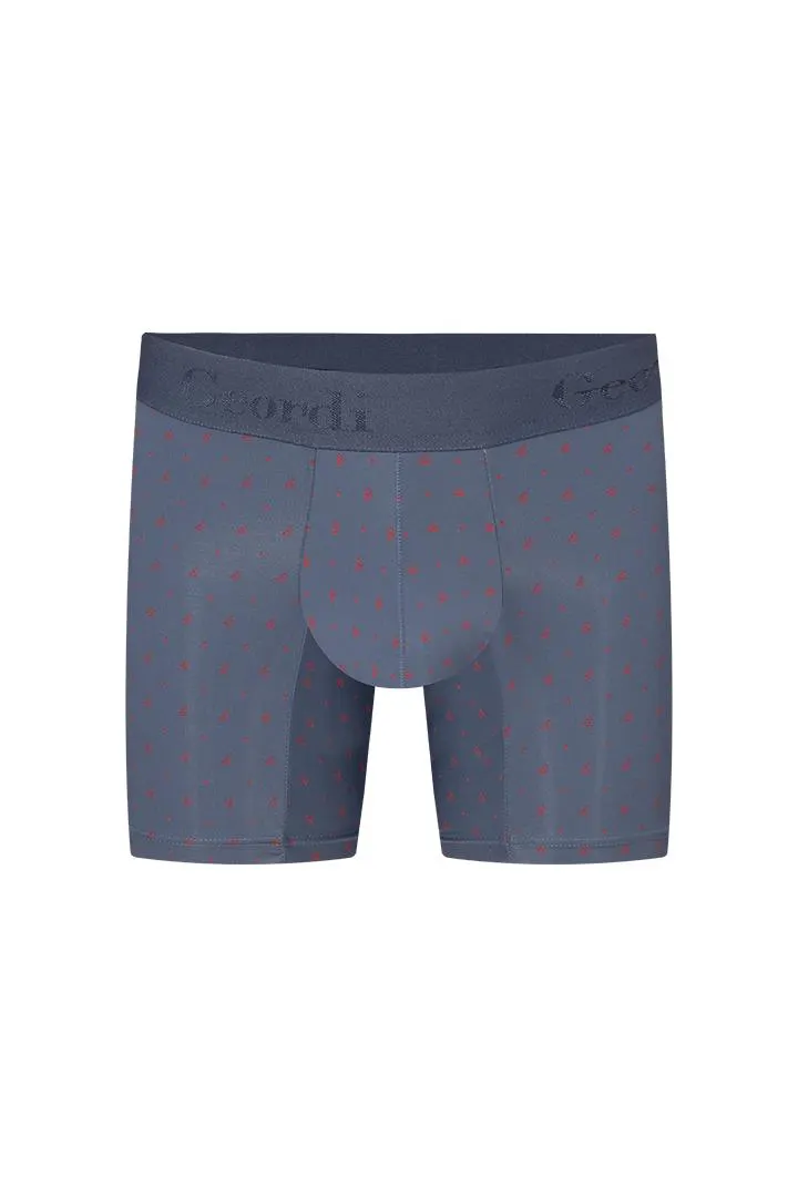 Bóxer medio estampado de microfibra premium (4817)
