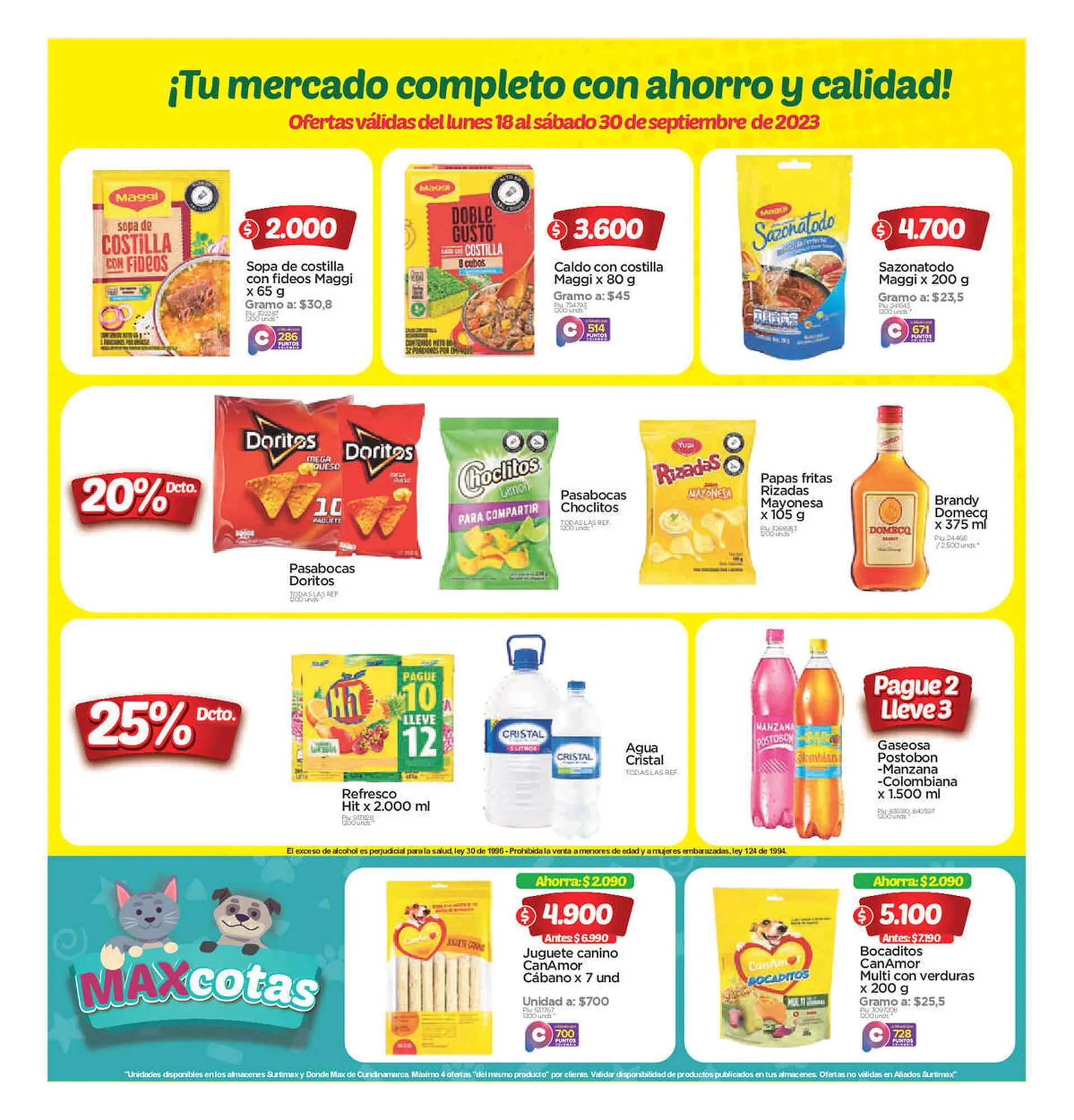 Catalogo de Catálogo Surtimax 18 de septiembre al 30 de septiembre 2023 - Pag 5