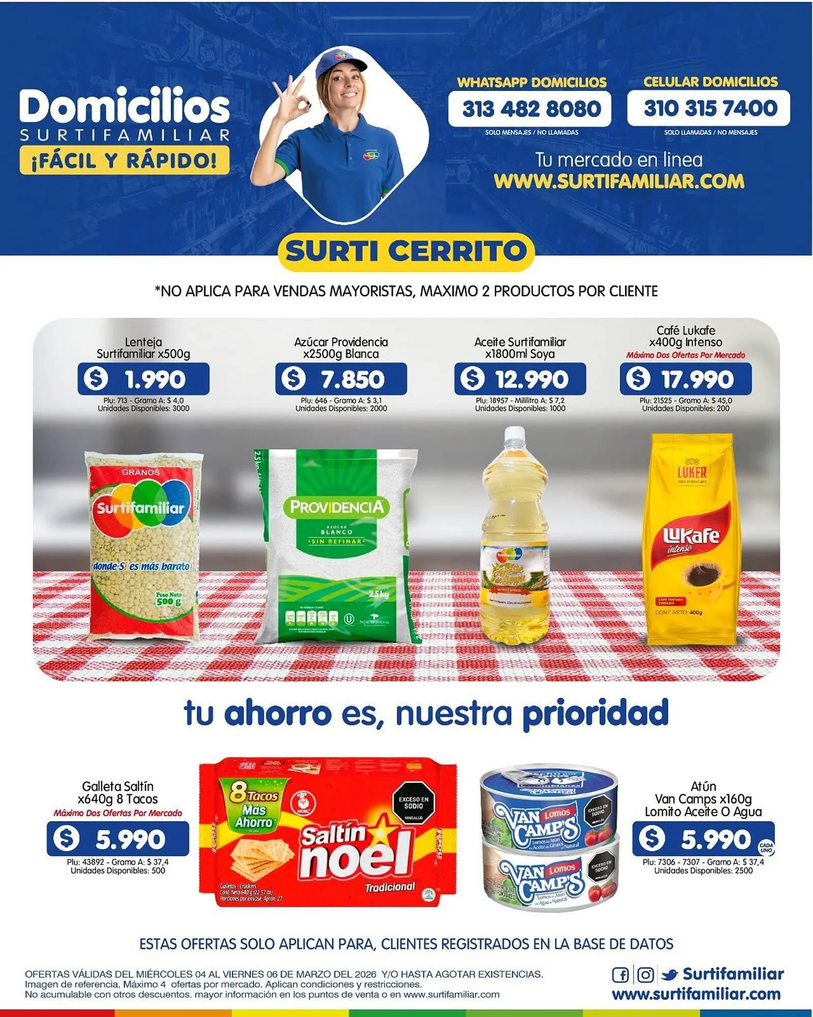 Catalogo de Catálogo Surtifamiliar 4 de marzo al 6 de marzo 2026 - Pag 4
