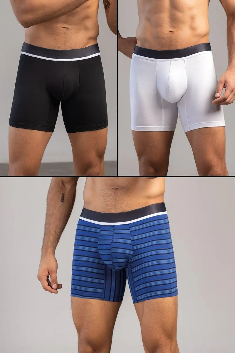 BOXER X 3 AJUSTADO Multicolor