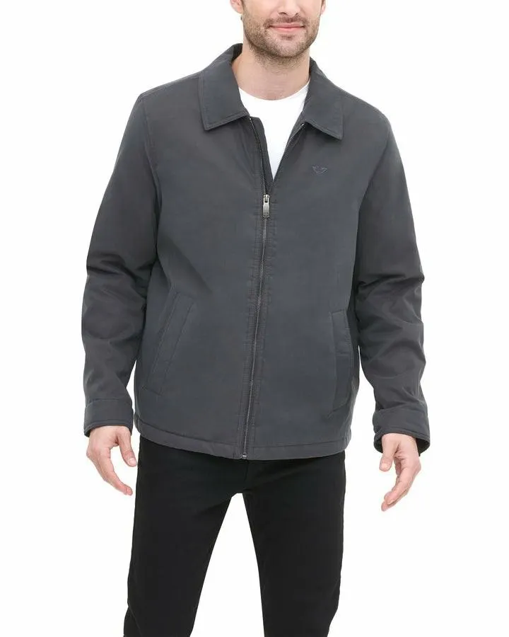 Chaquetas Dockers Collar Jacket,Regular Fit Hombre Gris | VSAGJ5321