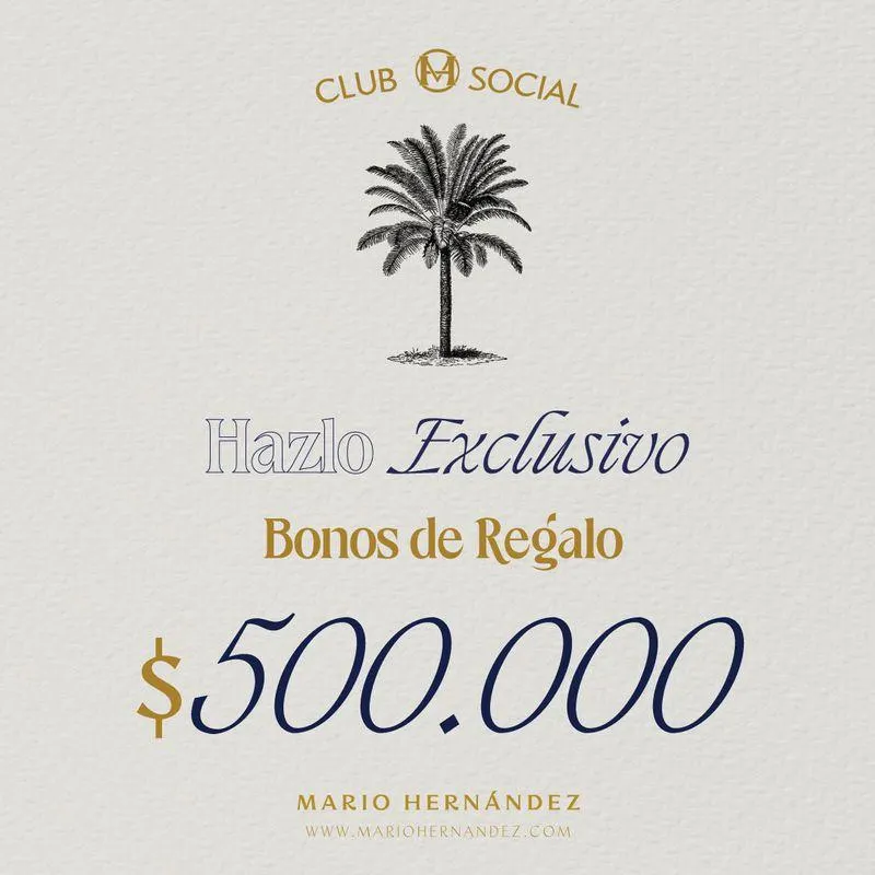 Bono Regalo MH 500.000 MARIO HERNÁNDEZ