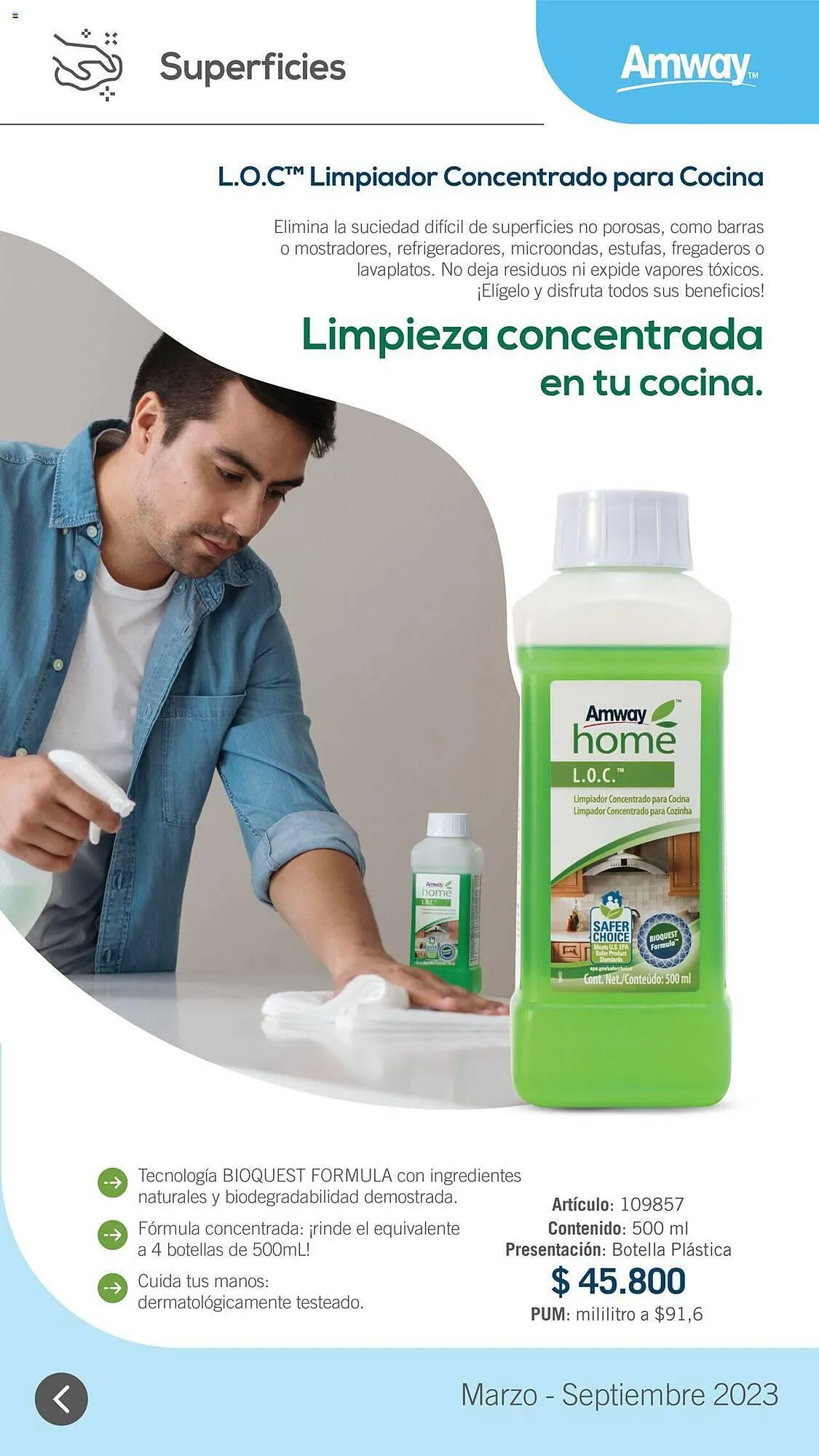 Catalogo de Catálogo Amway 31 de marzo al 1 de septiembre 2023 - Pag 5