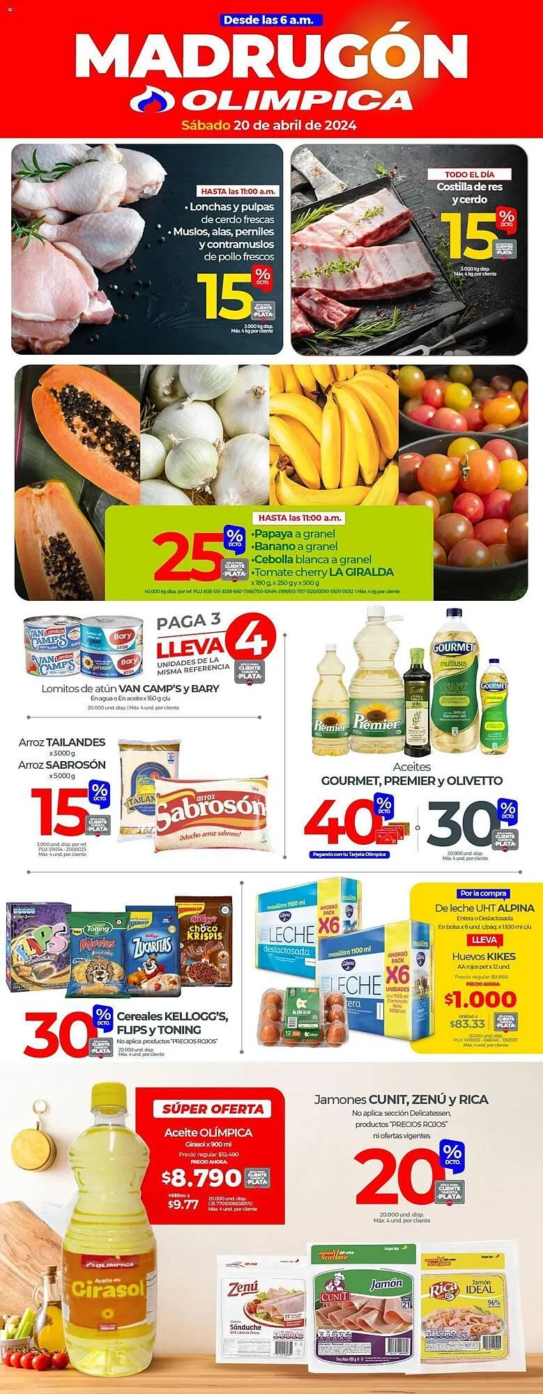 Catalogo de Catálogo Olímpica 20 de abril al 20 de abril 2024 - Pag 1