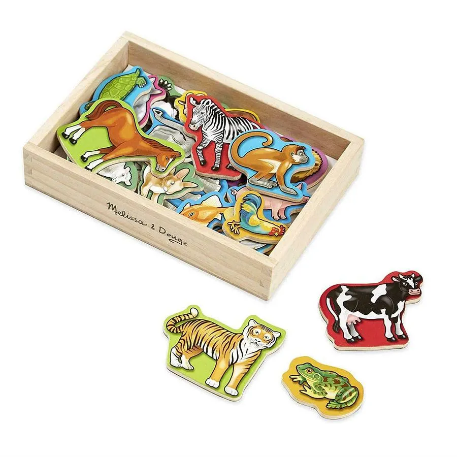 Melissa & Doug Animales Magnéticos Madera