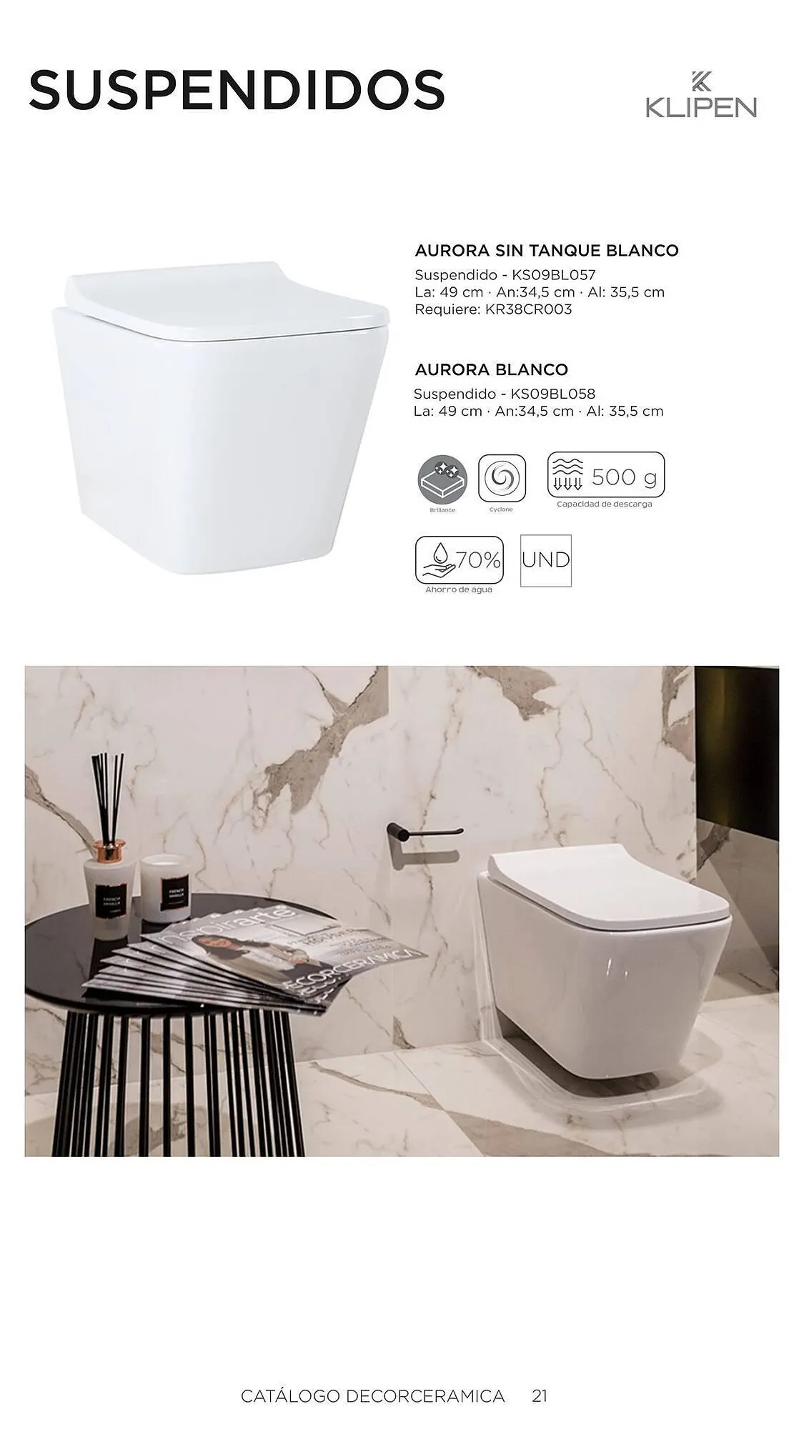 Catalogo de Catálogo Decorceramica 6 de noviembre al 6 de mayo 2025 - Pag 21