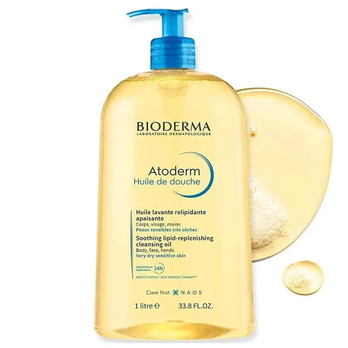 Bioderma Atoderm Aceite De Ducha Ultranutritivo Para Piel Seca A Muy Seca X 1L