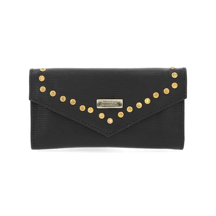 Billetera negra para mujer olivia