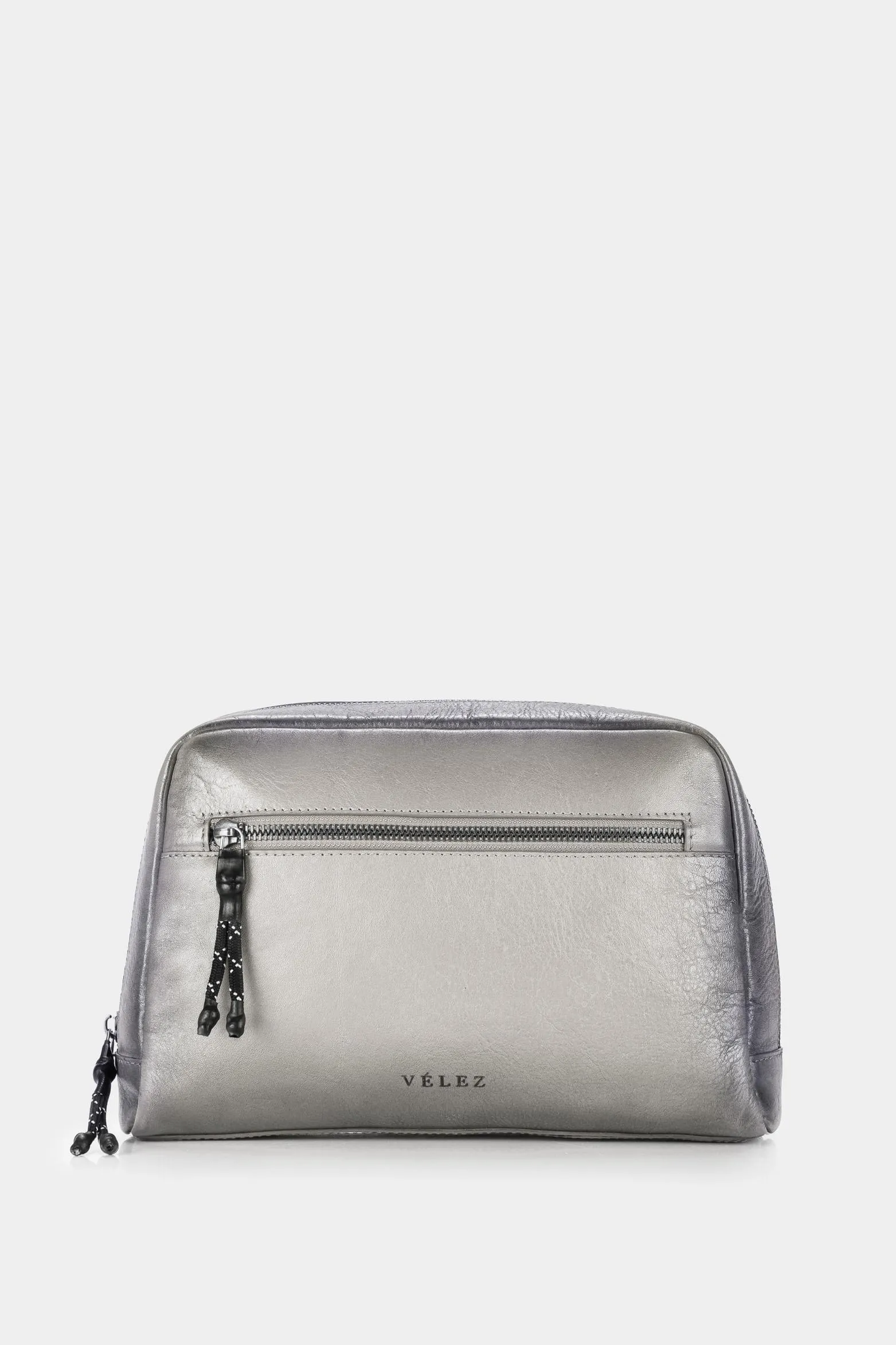 Organizador de viaje tenue de cuero para hombre bolsillo frontal