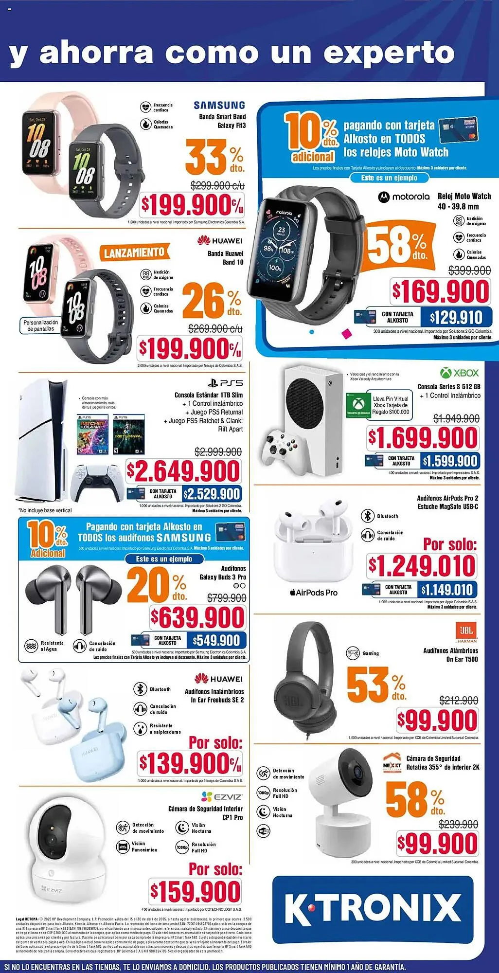 Catalogo de Catálogo Alkosto 13 de abril al 3 de mayo 2025 - Pag 9