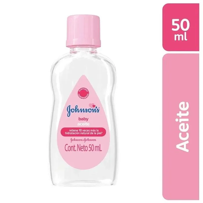 Aceite Puro Johnsons Baby Frasco Con 50 mL
