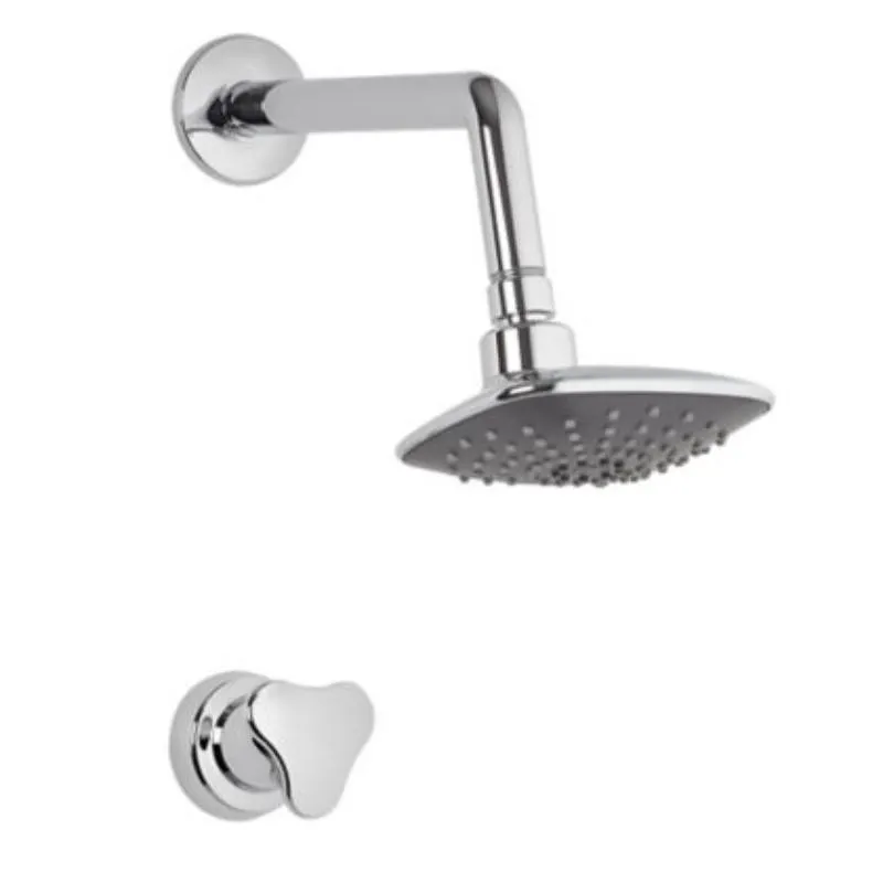 Llave para ducha agua fria triceta aluvia con regadera