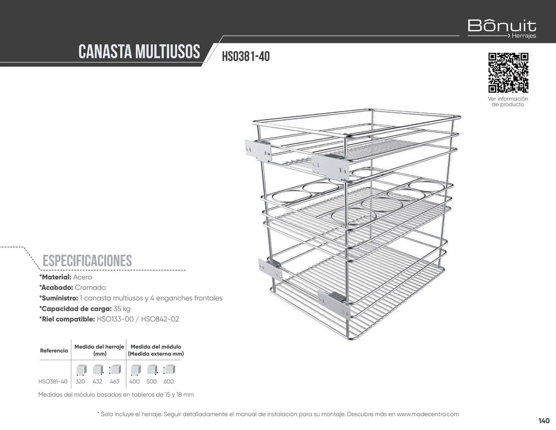 Catalogo de Catálogo Madecentro 8 de abril al 30 de abril 2025 - Pag 138