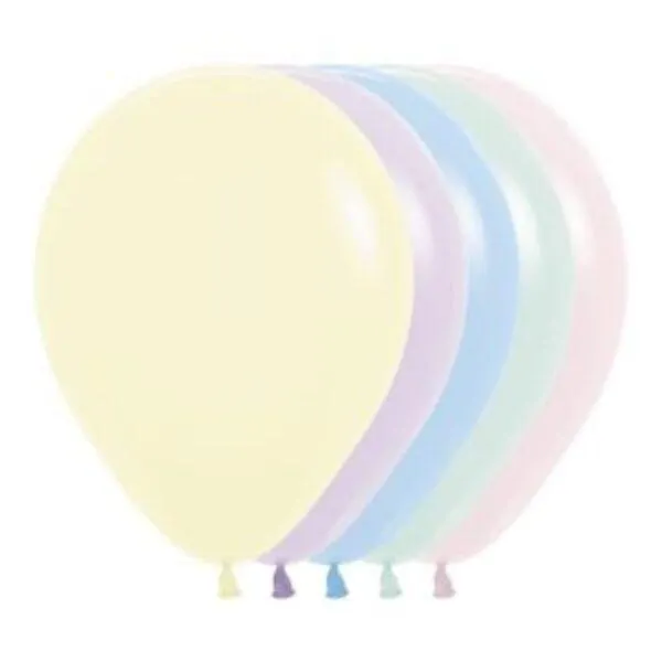 GLOBOS PASTEL MATE SURTIDOS SEMPERTEX