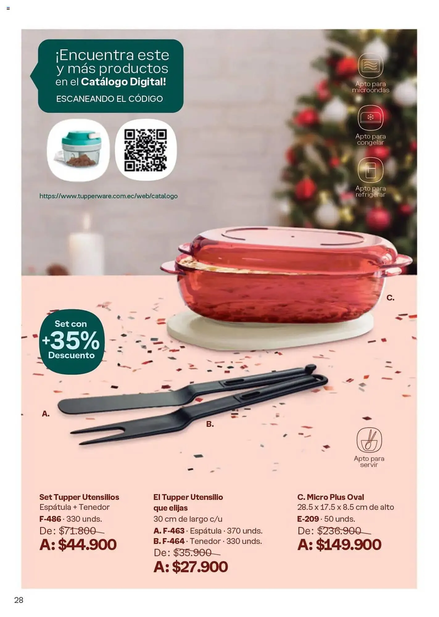 Catalogo de Catálogo Tupperware 29 de noviembre al 26 de diciembre 2024 - Pag 28