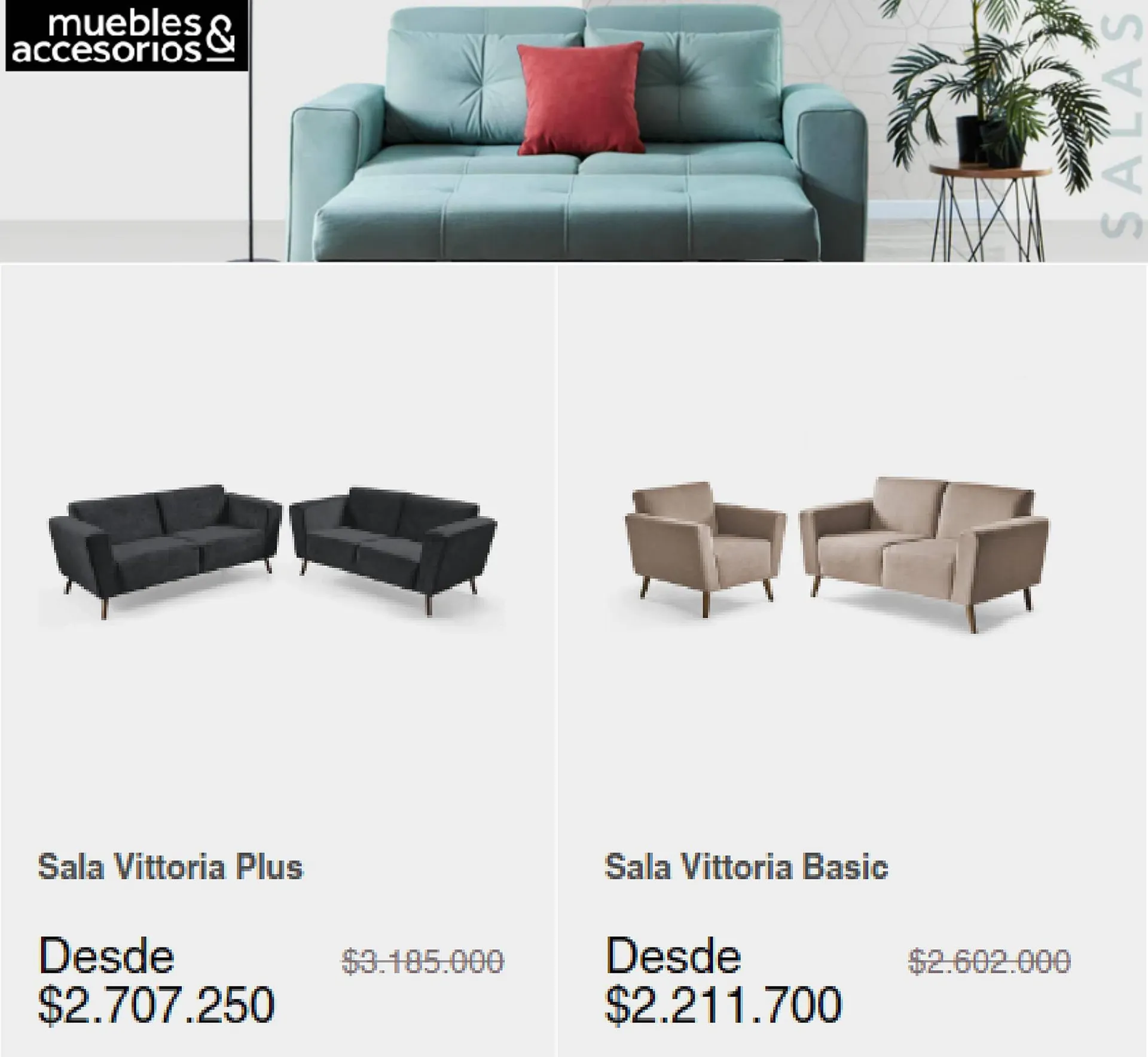 Catalogo de Catálogo Muebles & Accesorios 6 de septiembre al 30 de septiembre 2023 - Pag 2