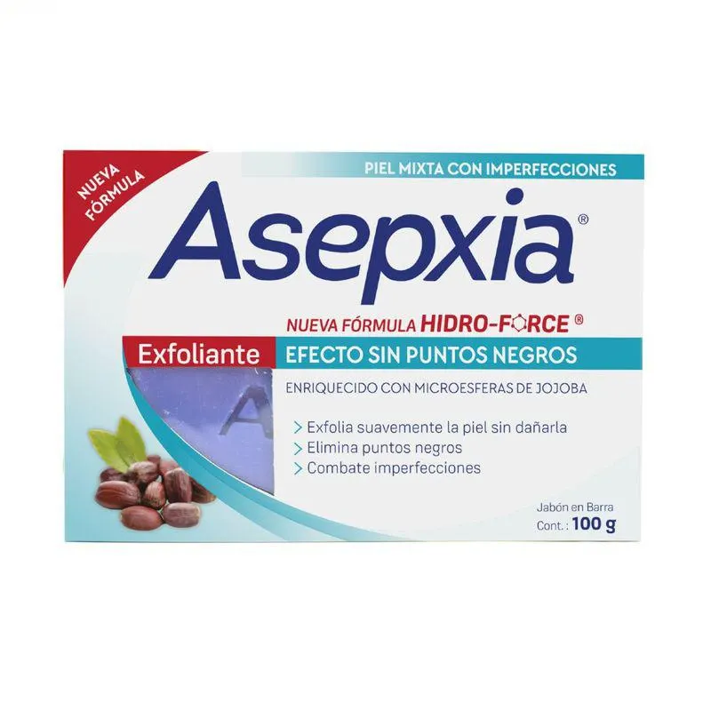 Asepxia Jabon Barra Exfoliante X 100 Gr