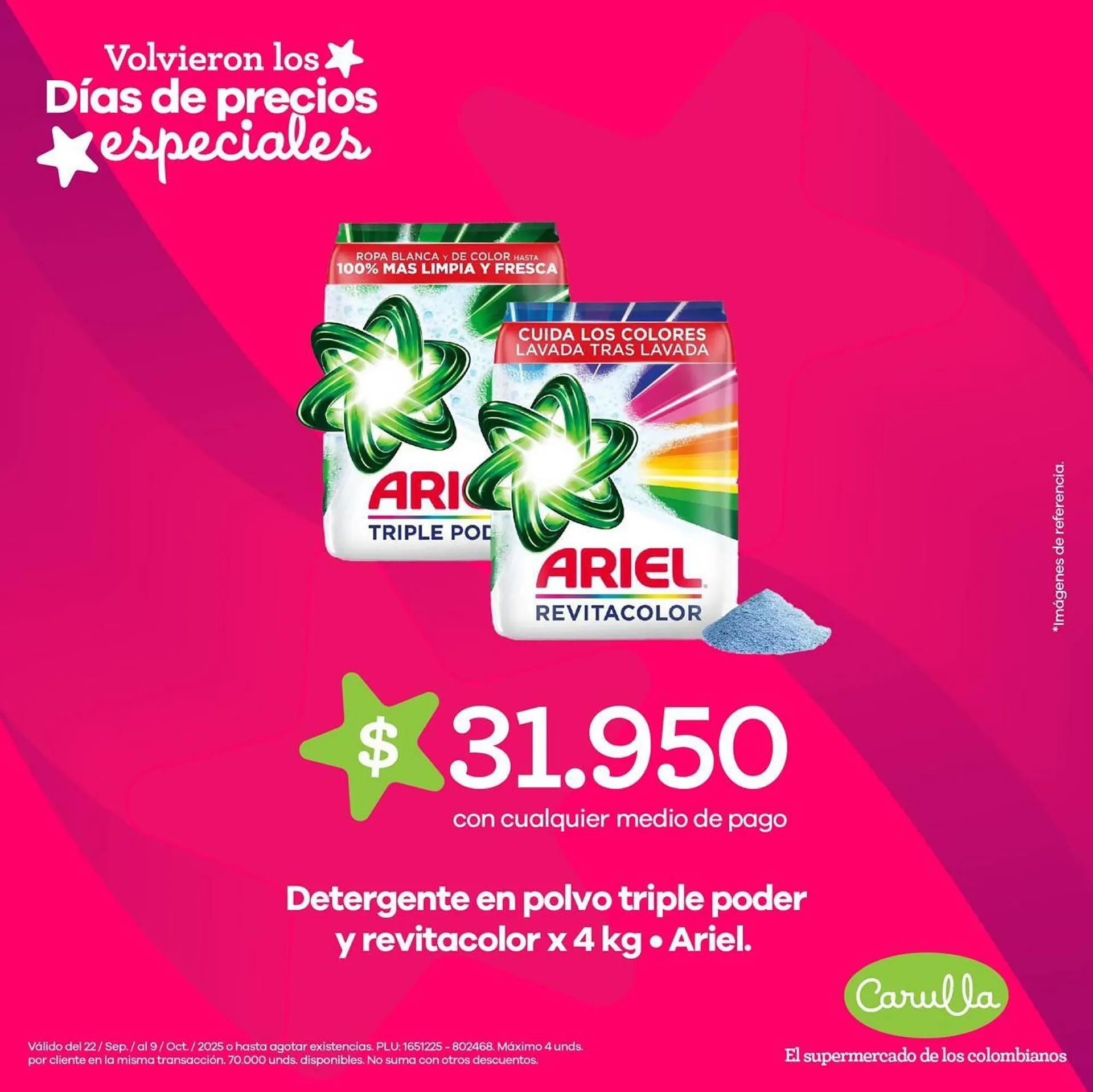 Catalogo de Catálogo Carulla 22 de septiembre al 9 de octubre 2025 - Pag 1