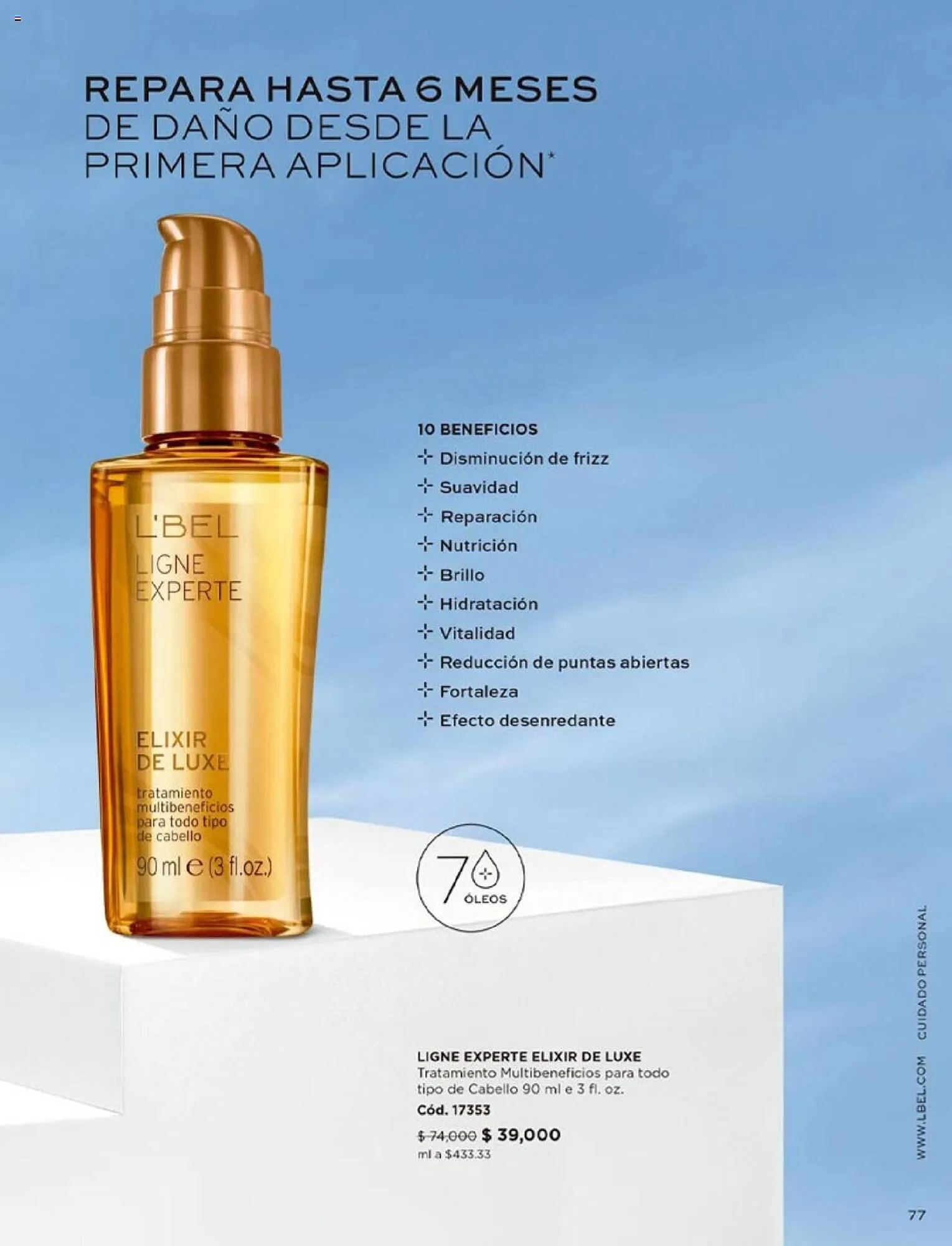 Catalogo de Catálogo L'bel 7 de julio al 28 de julio 2023 - Pag 77