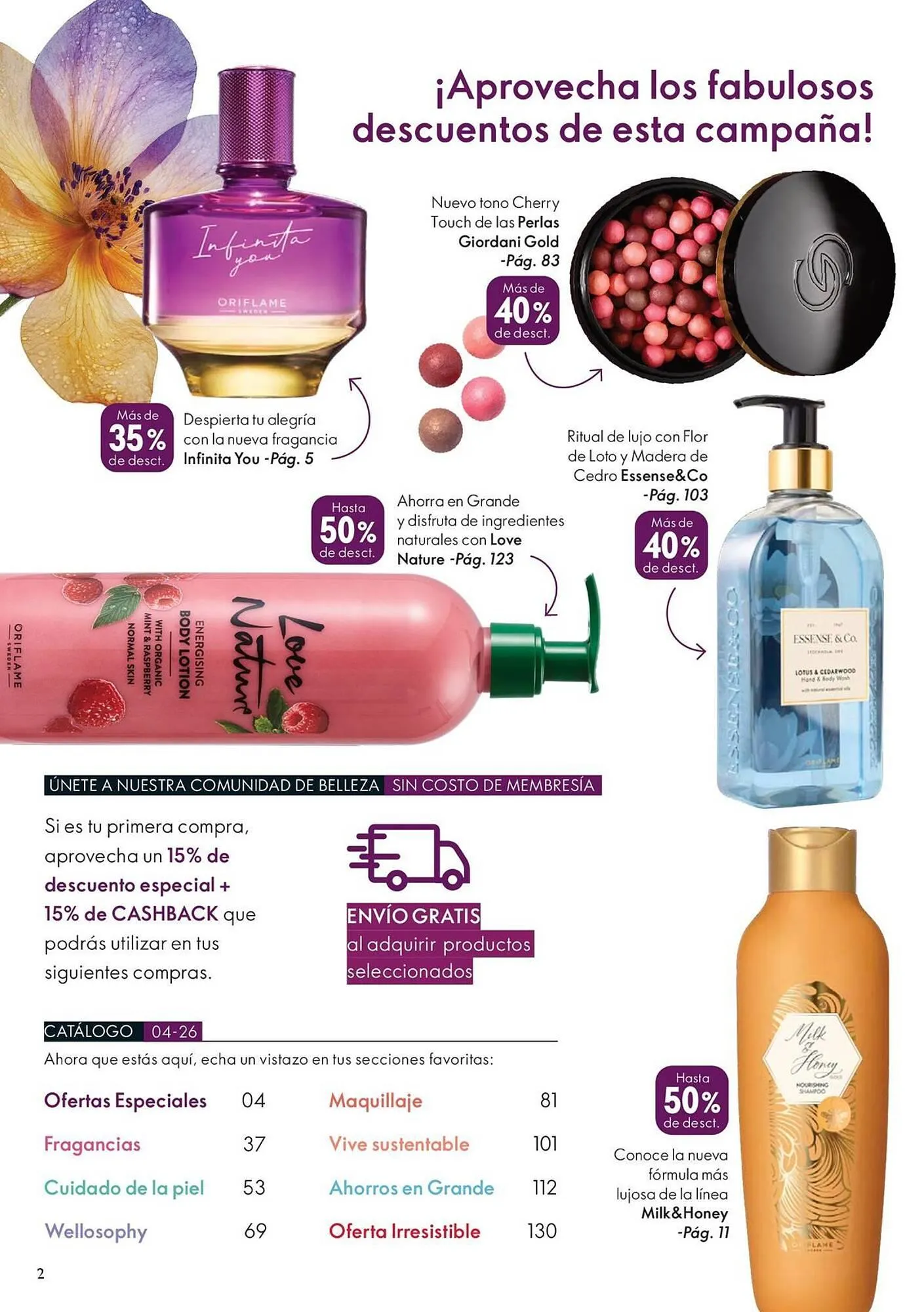 Catalogo de Catálogo Oriflame 7 de marzo al 27 de marzo 2026 - Pag 2