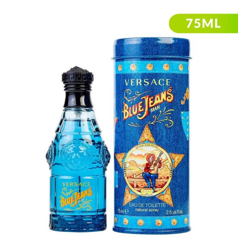 Perfume Versace Blue Jeans EDT Hombre 75 ml