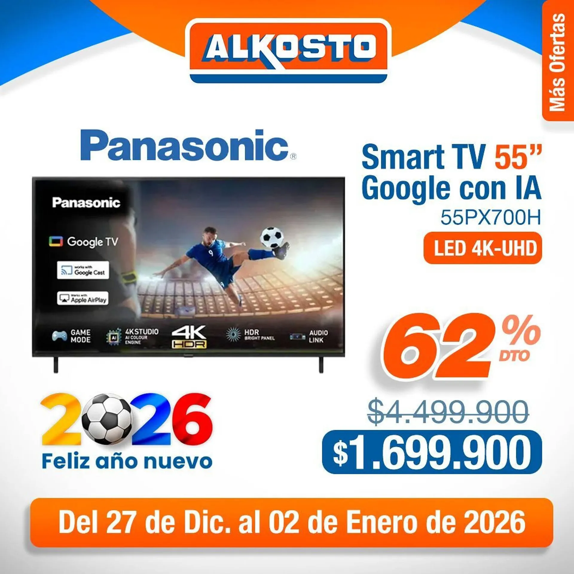 Catalogo de Catálogo Alkosto 29 de diciembre al 2 de enero 2026 - Pag 4