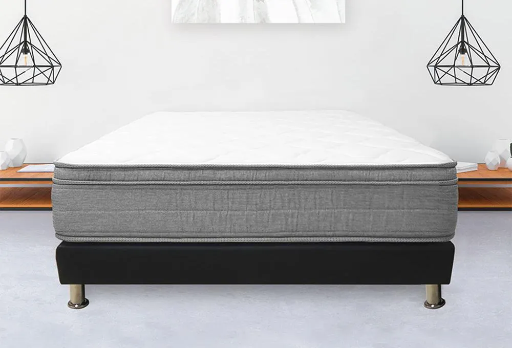 Combo Colchón Confort Esencial + Base cama Acacia