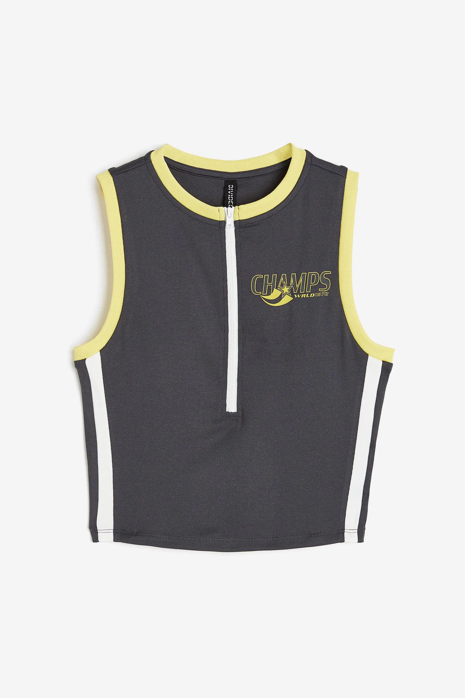 Camiseta esqueleto con cremallera arriba