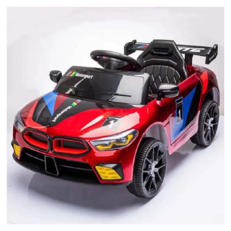 Carro Electrico Nino Recargable Montable 2 Motores Nd002b ROJO