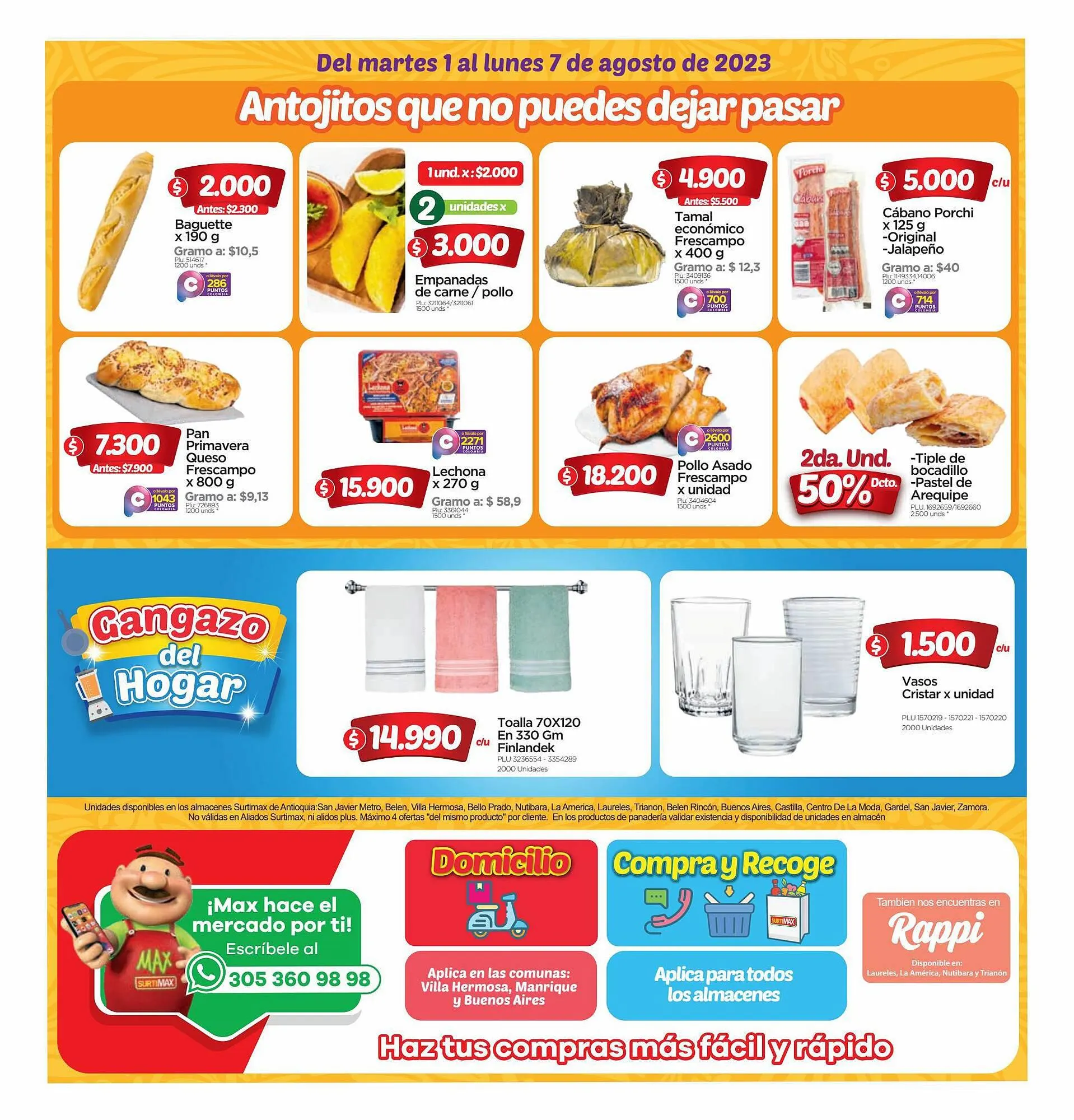 Catalogo de Catálogo Surtimax 1 de agosto al 4 de agosto 2023 - Pag 3