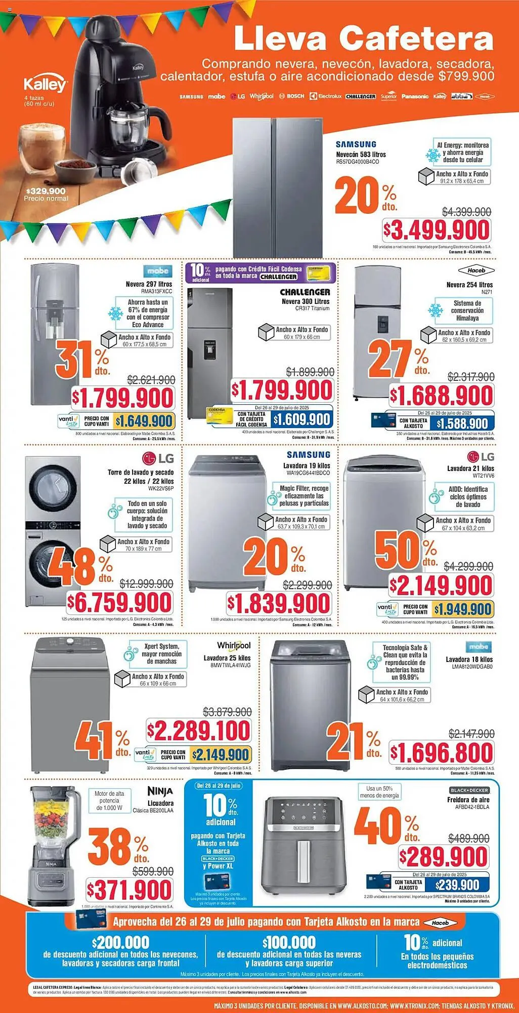 Catalogo de Catálogo Alkosto 28 de julio al 1 de agosto 2025 - Pag 8