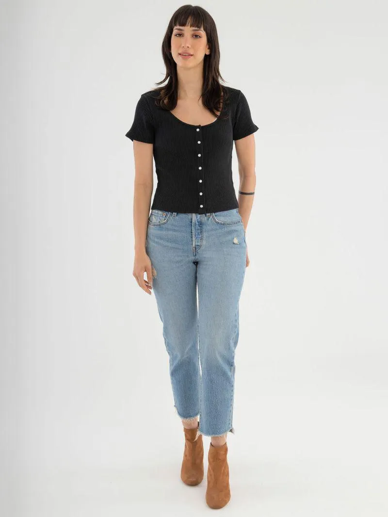 Jean Levi’s® 501® Crop Para Mujer
