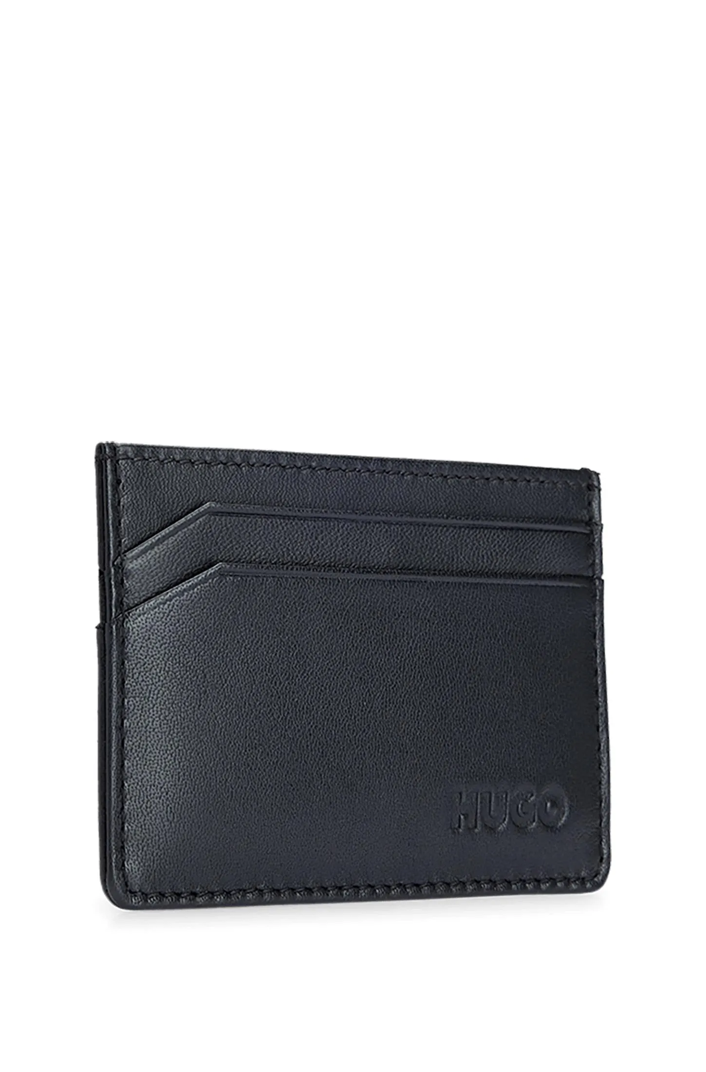Tarjetero De Piel Con Logo Hombre
