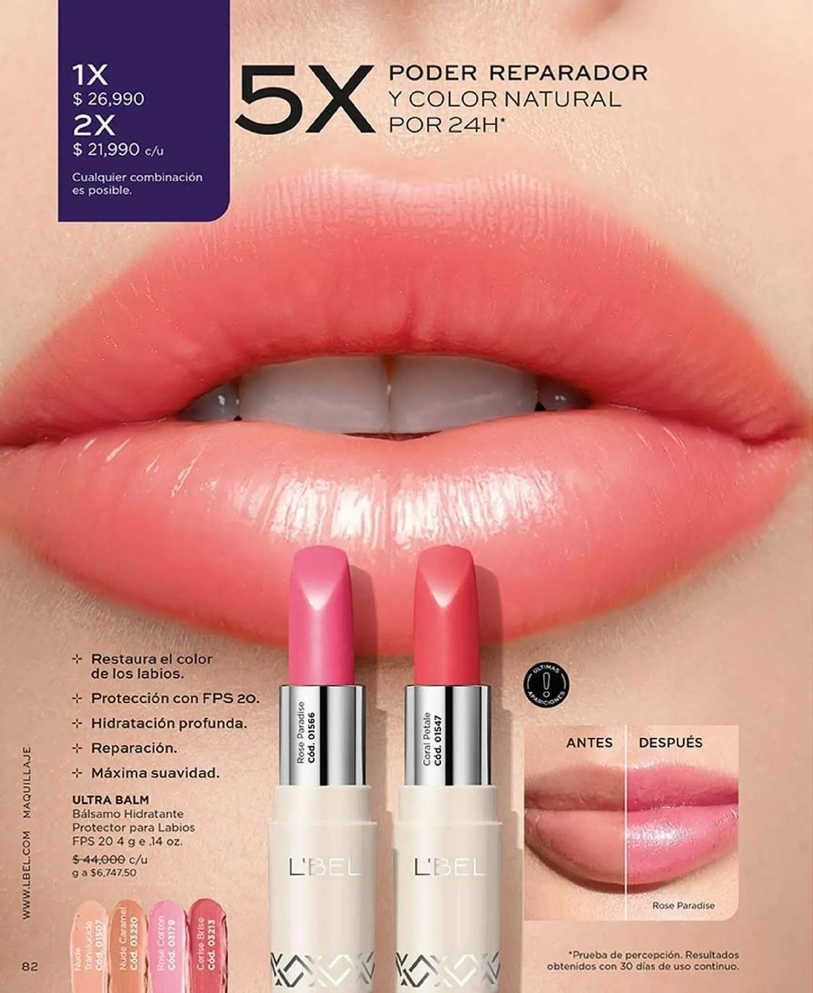 Catalogo de Catálogo L'bel 25 de marzo al 30 de abril 2025 - Pag 82