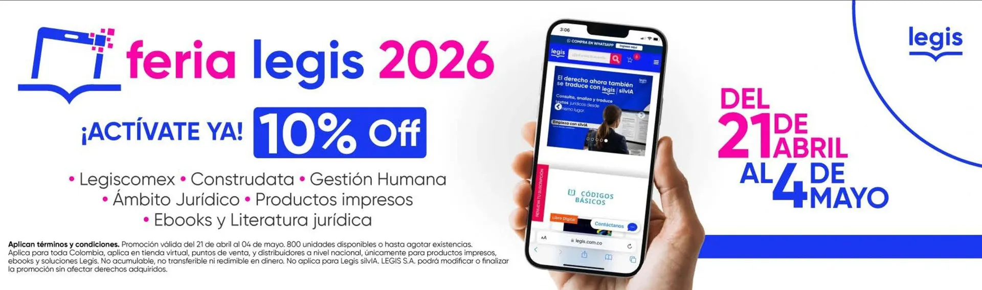 Catalogo de Catálogo Legis 29 de abril al 4 de mayo 2026 - Pag 1