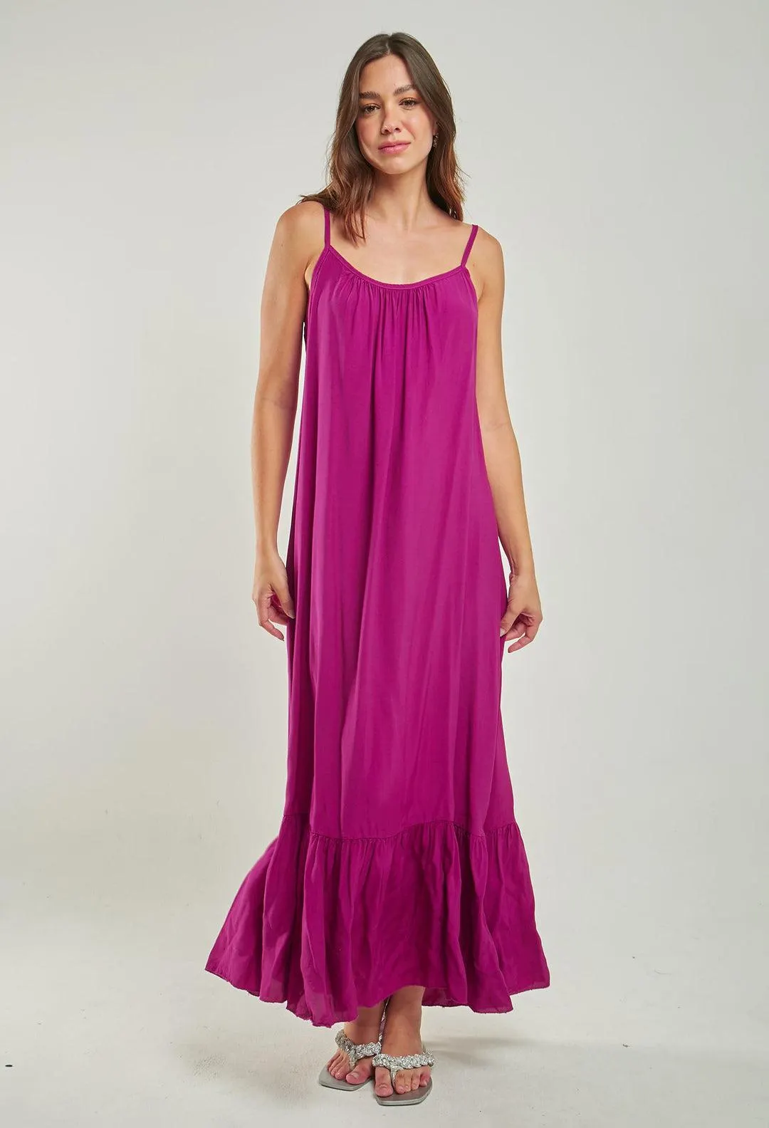 Vestido Largo Tirantes Mujer - SALE